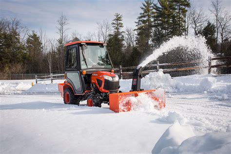 kubota skid steer with snow blower|kubota rear mount snow blowers.